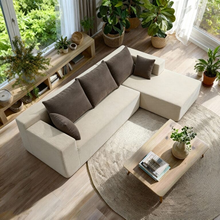 beige marrron luna