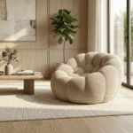 cocon fauteuil sable